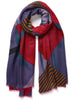 JANE CARR 230111B-1114 The Paradise Wrap - Modal - Cashmere - col. Coral - Tied