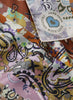 JANE CARR 230134B-0203 The Anagram Petit Foulard - Silk Twill - col. Apricot - Detail 1