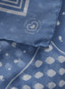 JANE CARR 230146-7015 The Frutti Neckerchief - Cotton - Silk - col. Denim - Detail