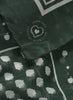 JANE CARR 230146-7027 The Frutti Neckerchief - Cotton - Silk - col. Leaf - Detail