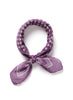 JANE CARR 230146-7030 The Frutti Neckerchief - Cotton - Silk - col. Mauve - Tied