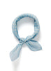 JANE CARR 230146-7042 The Frutti Neckerchief - Cotton - Silk - col. Sky - Tied