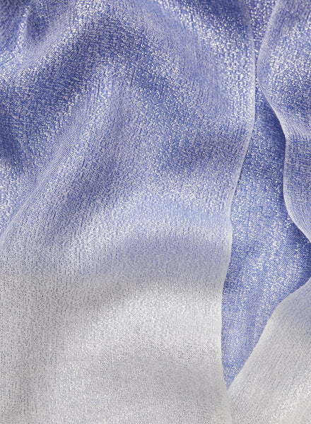 JANE CARR 230181-7219 230179-7219 The Long Kaftan - Cashmere - Linen - Lurex - col. Electric - Detail - NEW