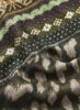 JANE CARR 230311-1104 The Piper Wrap – Modal - Cashmere – col. Artichoke – detail