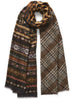 JANE CARR 230311-1112 The Piper Wrap – Modal - Cashmere – col. Buck – tied