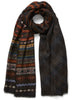 JANE CARR 230311-1120 The Piper Wrap – Modal - Cashmere – col. Ganache – tied