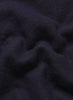JANE CARR - THE FRAY SCARF - Navy woven pure cashmere scarf - detail