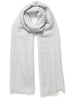 JANE CARR - THE COSMOS SCARF - White cashmere scarf with silver Lurex - tied