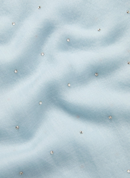 JANE CARR 240118-4303 – The Crystal Wrap – Cashmere – Swarovski Crystals – Col. Boy - Detail