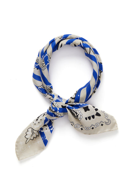 JANE CARR 240146-2603 – The Breton Neckerchief – Cotton – Silk – Col. Boy - Tied