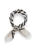 JANE CARR 240146-2626 – The Breton Neckerchief – Cotton – Silk – Col. Orca - Tied