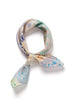 JANE CARR 240146B-0201 – The Hankie Neckerchief – Silk Twill – Col. Biscuit - Tied