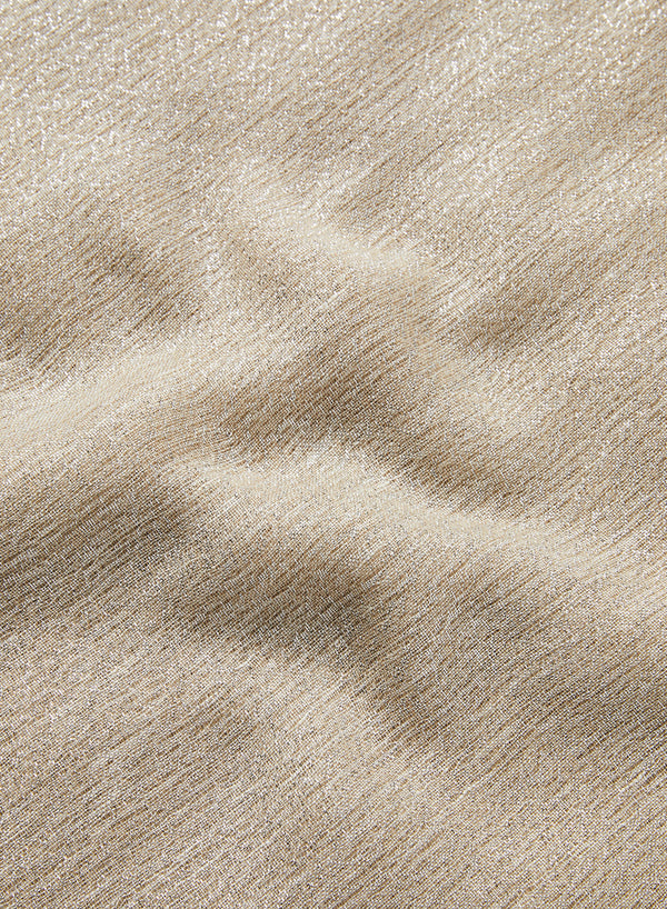 JANE CARR 240172-7234 – The Summer Cosmos Scarf – Cashmere – Linen – Lurex – Col. Rice - Detail