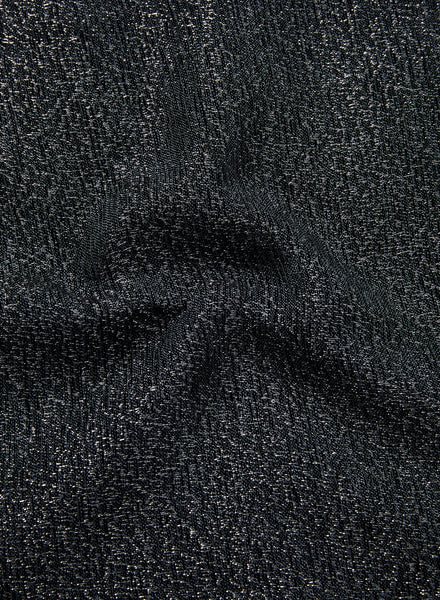 JANE CARR 240172-7241 – The Summer Cosmos Scarf – Cashmere – Linen – Lurex – Col. Graphite - Detail 