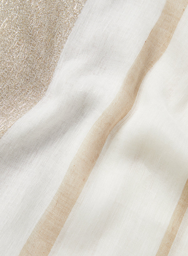 JANE CARR 240172C-7211 – The Solitaire – Cashmere – Linen - Lurex – Col. Diamond - Detail