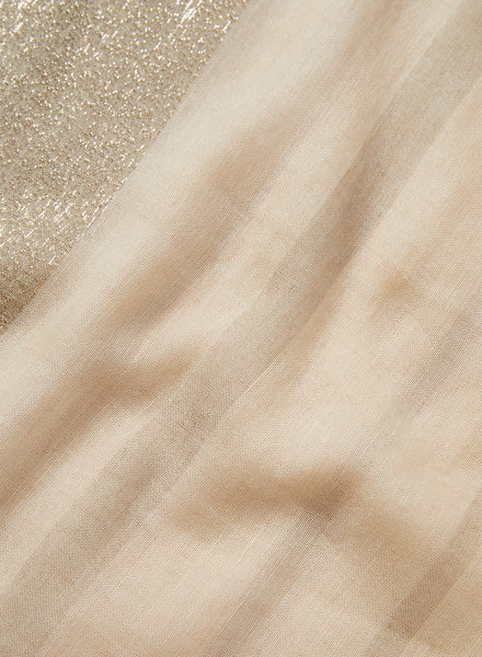 JANE CARR 240172C-7218 – The Solitaire – Cashmere – Linen - Lurex – Col. Flint - Detail