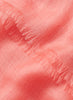 THE CLOUD - Coral pink sheer modal and cashmere-blend wrap - detail