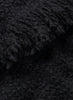 THE TEDDY - Black textured wool cashmere scarf - Detail