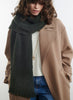 JANECARR 240389-7827 – The Teddy Scarf – Wool – Nylon – Cashmere – Col. Oak - model