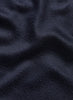 THE ARNO SCARF - Navy pure cashmere fringed scarf - Detail 2