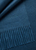 JANECARR 240393-0851 – The Arno Scarf – Cashmere – Col. Azure Blue - detail