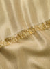 THE MERCURY SCARF - Metallic gold cashmere Lurex scarf - detail