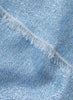 JANECARR 250172-7231 – The Summer Cosmos Scarf – Cashmere – Linen – Lurex – Col. Sky Blue - detail