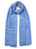 JANECARR 250186-0831 – The Légère Scarf – Cashmere – Col. Sky Blue - tied