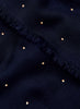 JANECARR - THE CRYSTAL WRAP IN CASHMERE - CAPTAIN - DETAIL