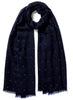 JANECARR - THE CRYSTAL WRAP IN CASHMERE - CAPTAIN - TIED