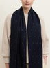 JANECARR - THE CRYSTAL WRAP IN CASHMERE - CAPTAIN - MODEL 3