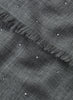 JANECARR - THE CRYSTAL WRAP IN CASHMERE - IRON - DETAIL