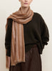 JANECARR - THE SKYLINE METALLIC CASHMERE SCARF - PLUTO - MODEL 2