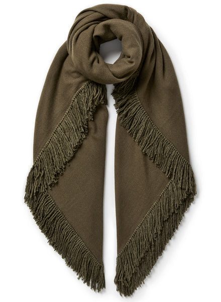 JANECARR - THE CHALET SQUARE IN CASHMERE - SENCHA - TIED