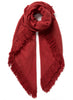 JANECARR - THE CHALET SQUARE IN CASHMERE - CLAY - TIED