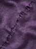JANECARR - THE LUXE CASHMERE KNIT WRAP - DAMSON - DETAIL