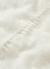 JANECARR - The Luxe Cashmere Knit Wrap, Chalk - Detail