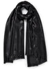 JANECARR 250331-3203 – The Mercury Scarf – Cashmere – Lurex – Col. Black - Tied