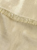 JANECARR - THE MERCURY SCARF IN METALLIC CASHMERE - BULLION - DETAIL