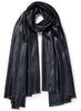JANECARR - THE MERCURY SCARF IN METALLIC CASHMERE - MILKY WAY - TIED