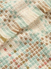 JANECARR - THE PLAID SCARF IN CASHMERE BLEND - MACADAMIA - DETAIL