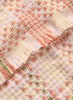 JANECARR - THE PLAID SCARF IN CASHMERE BLEND - CAMEO - DETAIL