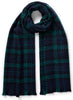 JANECARR - THE PLAID SCARF IN CASHMERE BLEND - TIED