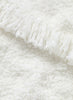 JANECARR - THE TEDDY CASHMERE AND WOOL SCARF - CHALK - DETAIL