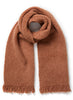JANECARR - THE TEDDY CASHMERE BLEND SCARF - MOCHA - TIED