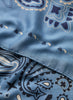 JANECARR 260304-1131 – The Classic Bandana Square – Modal – Cashmere – Col. Porcelain - Detail