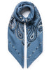 JANECARR 260304-1131 – The Classic Bandana Square – Modal – Cashmere – Col. Porcelain - Tied