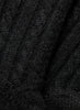 JANECARR 260306-0859 – Cable Knit Lounge Socks – Cashmere – Col. Charcoal - Detail