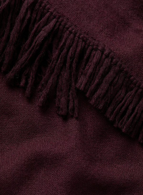 JANECARR 260319-0834 – The Chalet Square – Cashmere – Col. Raisin - Detail