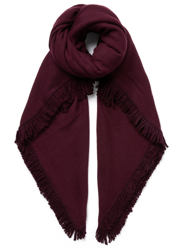 JANECARR 260319-0834 – The Chalet Square – Cashmere – Col. Raisin - Tied